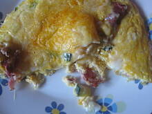 Fot. MonikaMariolka, Frittata z cukinią i szynką szwarcwaldzką