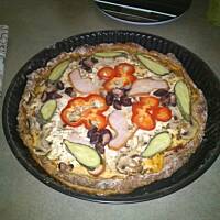 Razowa tarta z warzywami Light