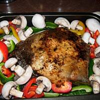 Kurczak z Warzywami z piekarnika (seria " Pomysł na obiad")