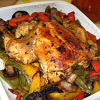 Kurczak z Warzywami z piekarnika (seria " Pomysł na obiad")