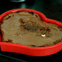 Ciasto czekoladowo - czekoladowe