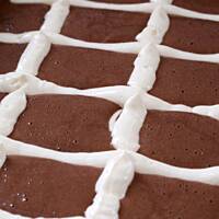 Sernik Czekoladowy w " Kratkę"