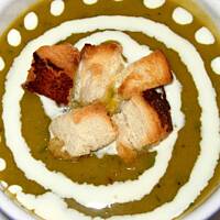 Zupa Krem z Warzyw z Grzankami. (seria " Pomsył na obiad")