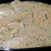 Schab Gotowany w sosie koperkowym. (z serii " Pomysł na obiad")