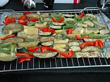 Fot. Gintruś, grillowane warzywa z gorrrącą fetą :)