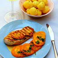 Grillowana pierś kurczaka z oscypkiem