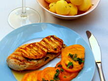 Fot. Barb82, Grillowana pierś kurczaka z oscypkiem