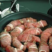 Roladki wieprzowe z mozzarellką, szałwią i szynką parmeńską