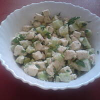 serek capresi z ogórkiem