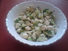 Fot. Kolorowa75, serek capresi z ogórkiem