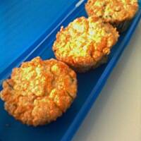 Muffinki otrębowe z wędliną (dieta białkowa)