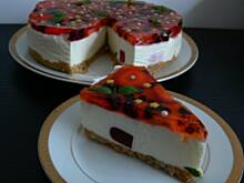 Fot. BernadettaP, Sernik na zimno z niespodzianką