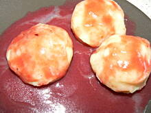 Fot. gosialowicz, knedle w sosie śliwkowo-miodowym