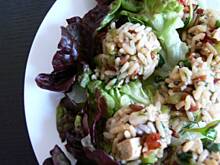 Fot. BernadettaP, Ryżowa sałatka z grillowanym kurczakiem