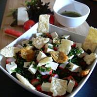 Sałatka z wędzonym tofu