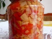 Fot. Anna Z, Sałatka pieczarkowo-paprykowa do słoików