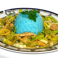 Kurczak z porem i imbirem