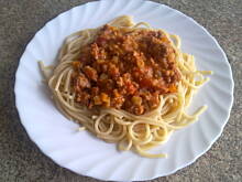 Fot. eliza32, Spaghetti z sosem bolońskim