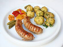 Fot. Agusia2, pieczona biała kiełbaska