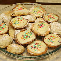 ciasteczka z masą budyniową i jabłkową