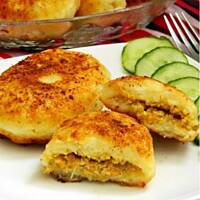 Kotlety ziemniaczane z mięsem