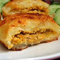 Kotlety ziemniaczane z mięsem