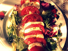 Fot. Pyrduś, Sałatka z mozzarellą