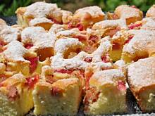 Fot. smerfetka79, Puszyste ciasto z rabarbarem