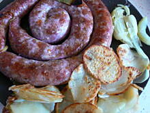 Fot. gosialowicz, ślimak z białej kiełbaski