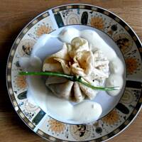 Sakiewki naleśnikowe z cukinią i kurczakiem