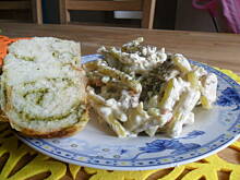 Fot. elaf, Fasolka szparagowa z kurczakiem i serkiem