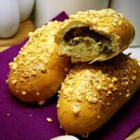 Bułki faszerowane pieczarkami