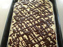 Fot. megi65, Sernik gotowany w czekoladowym biszkopcie