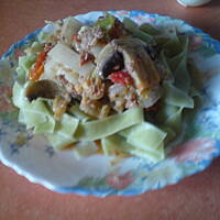 a' la leczo z mielonego z indyka