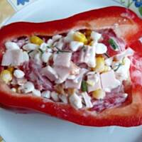 Papryka faszerowana serkiem