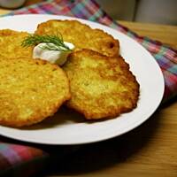 Chrupiące placki ziemniaczane