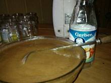 Fot. Wróbelek, mus brzoskwiniowo bananowo jabłkowy dla niemowląt