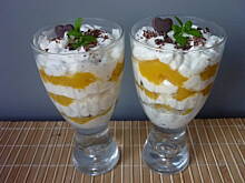 Fot. pralina, Deser straciatella z mango!