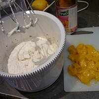 Deser straciatella z mango!