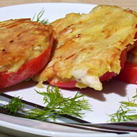 Pierś w obręczy z papryki