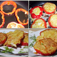 Pierś w obręczy z papryki