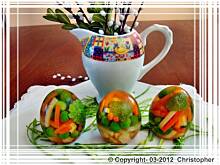 Fot. edicook, Wielkanocny akcent--jajko galaretka--pisanka.