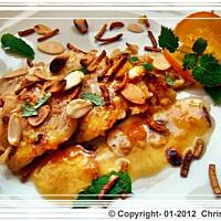 Dorsz w sosie pomarańczowo-imbirowym.