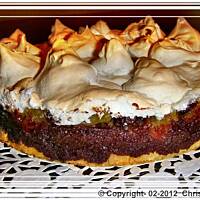 Tarta czekoladowo jabłkowa.