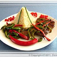 Bitki wołowe na sposób azjatycki.