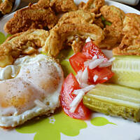 Kabaczek w cieście cebulowo - piwnym