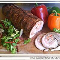 Grillowana rolada z boczku.