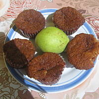 Muffinki gruszkowo - imbirowe według Nigelli Lawson