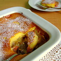 Zapiekanka rabarbarowa