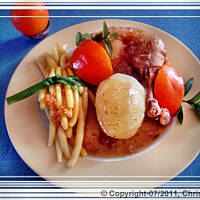 Kurczak z pomarańczami